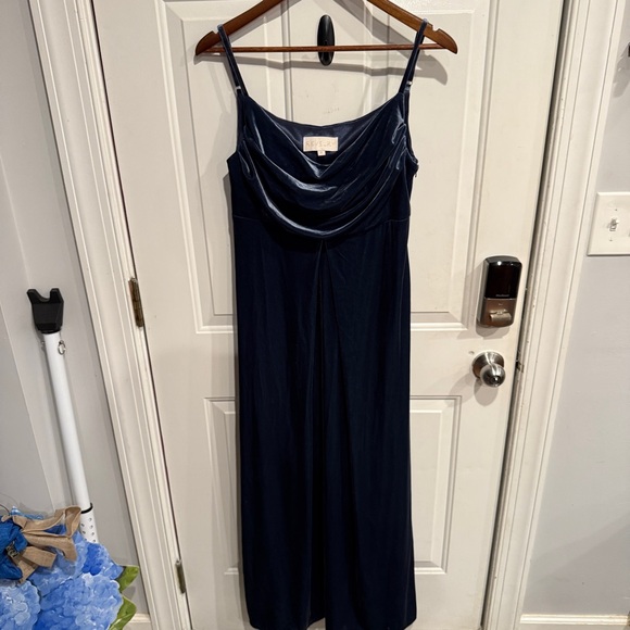 Revelry Navy Blue Maxi Dress - Picture 3 of 7